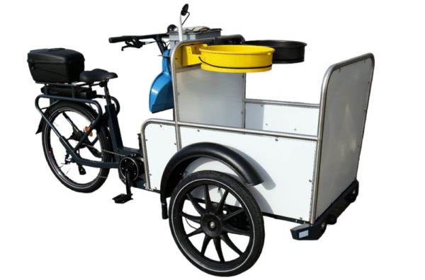 Vélo cargo triporteur à assistance électrique, Ketch Cleen 135