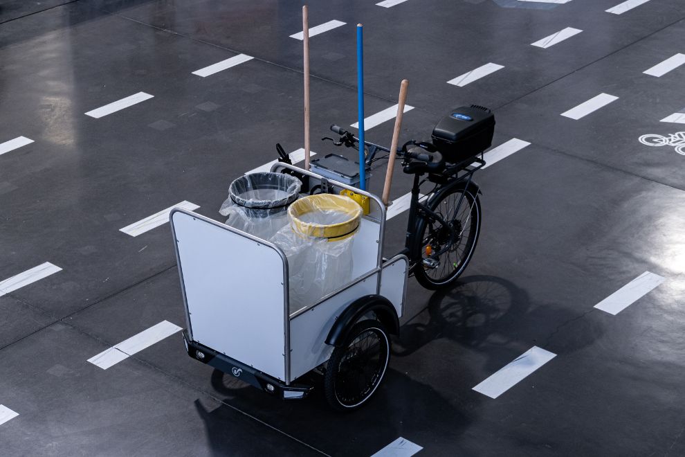 Vélo cargo triporteur à assistance électrique, Ketch Cleen