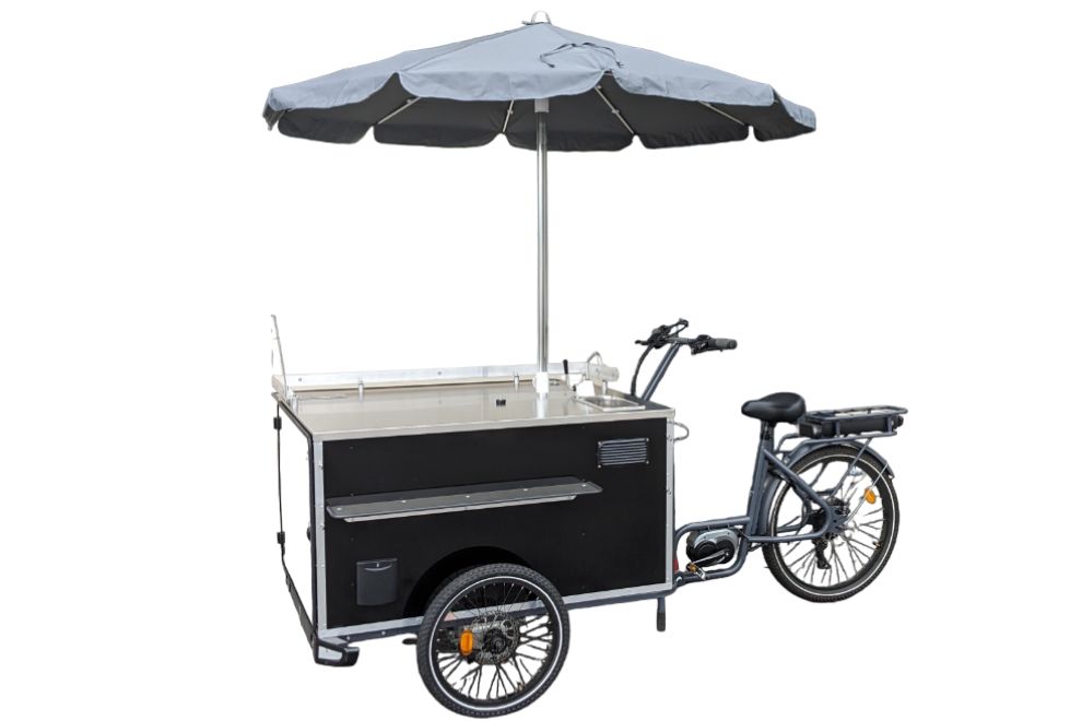 Vélo cargo triporteur à assistance électrique, Clipper Food