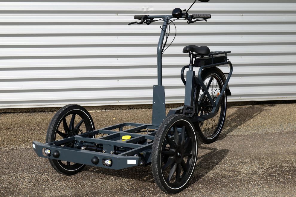 Vélo cargo triporteur à assistance électrique, Ketch NoBox