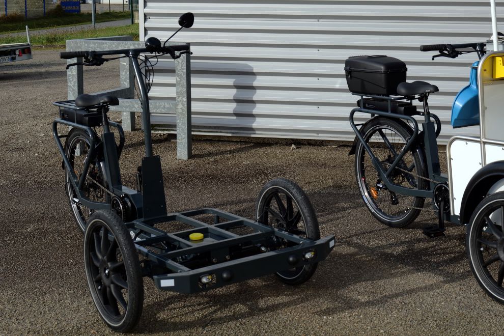 Vélo cargo triporteur à assistance électrique, Ketch NoBox