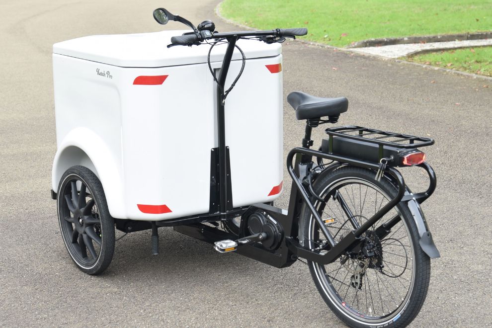 Vélo cargo triporteur à assistance électrique, Ketch Pro 135