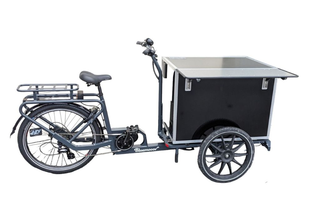 Vélo cargo triporteur à assistance électrique, Ketch Stand